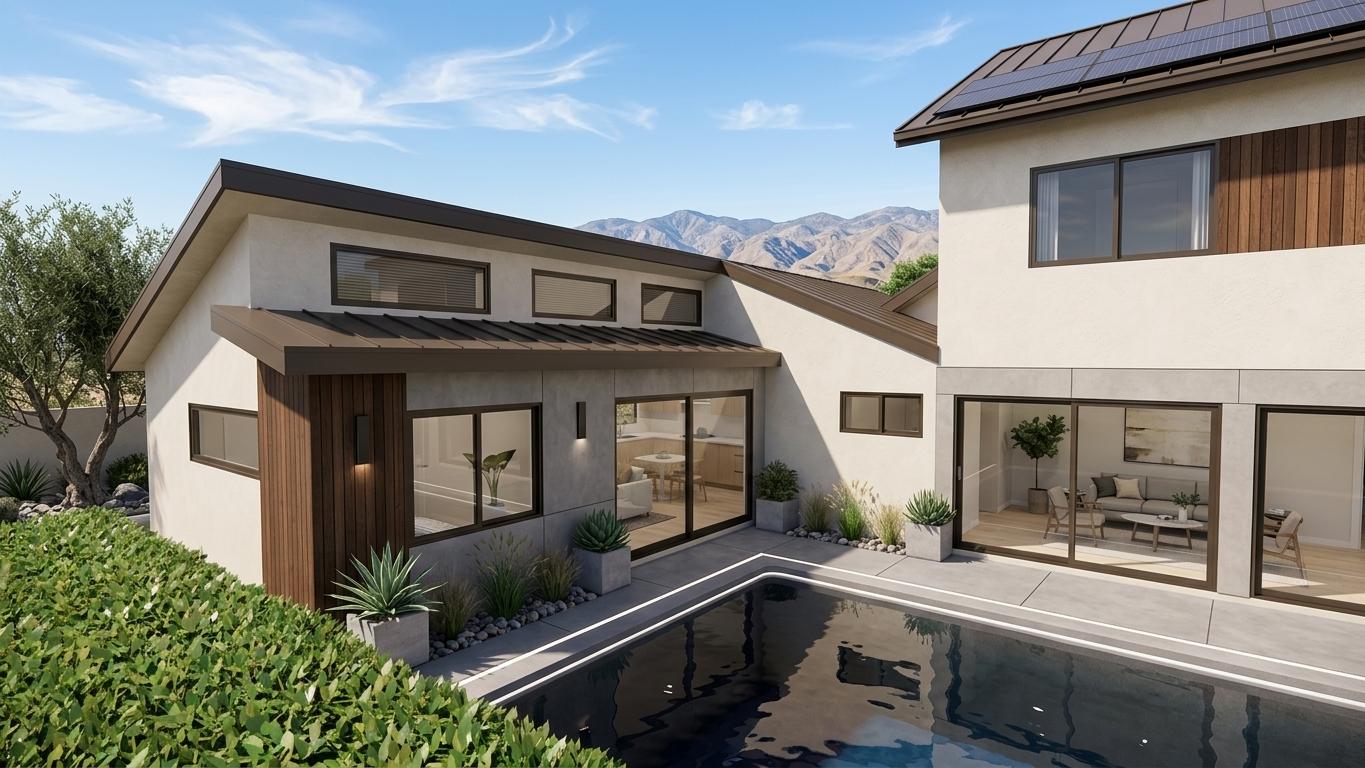 Modern ADU with pool, San Diego